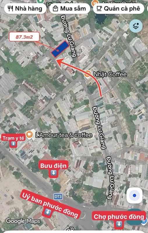 Bán lô đất 87,3m² Phước Đông, Nha Trang 2,45 tỷ
