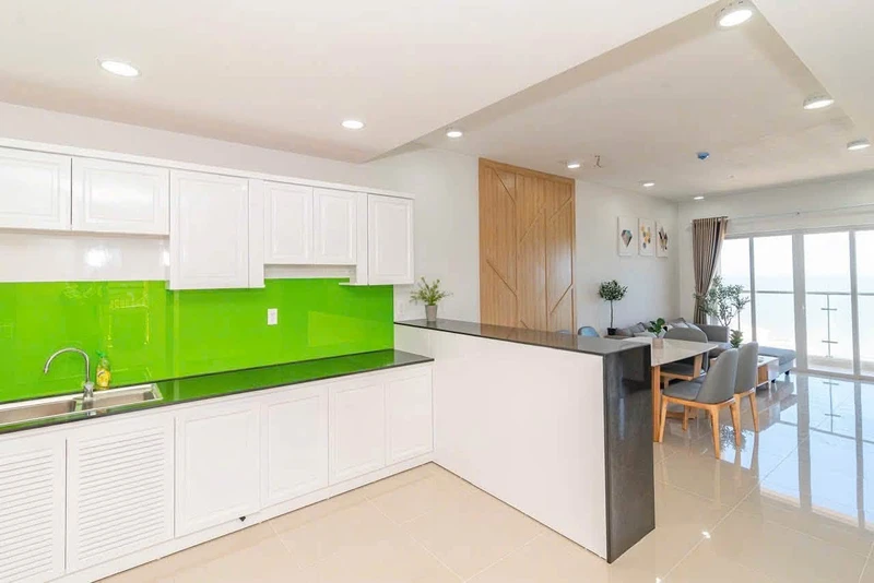 Cho thuê căn hộ Gold Sea view biển 108m2, 3PN 2WC full nội thất, Bãi Sau Vũng Tàu