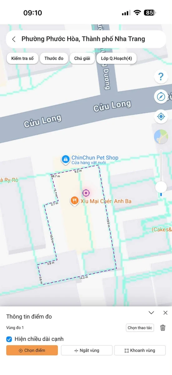 Bán đất 2 mặt tiền Cửu Long, Nha Trang, 218 m2, 22 tỷ - Ảnh thu nhỏ 2
