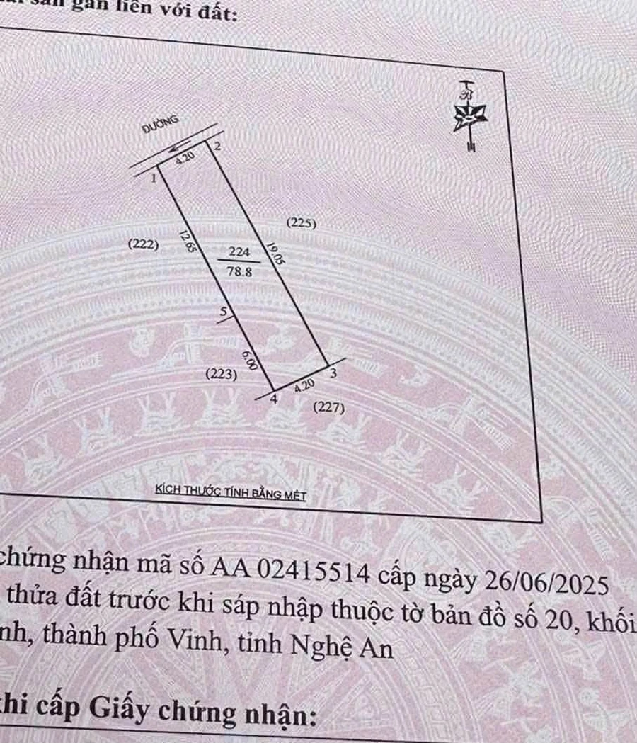 Bán đất mặt đường Trần Đình Phong, 78.8m2, 3 tỷ, Đông Vĩnh - Ảnh thu nhỏ 3
