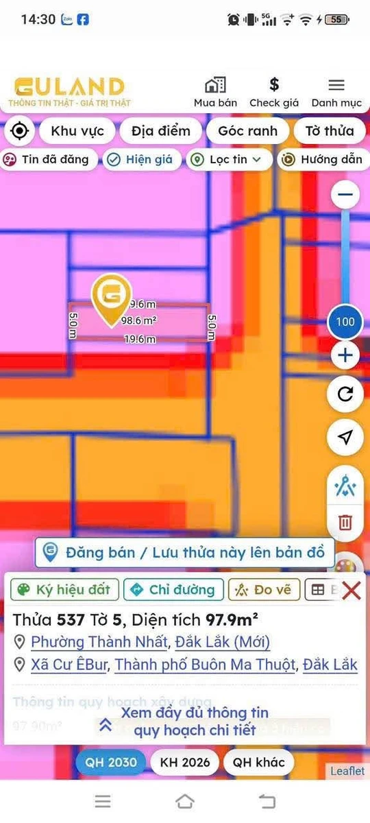 Bán lô đất hẻm 98 m² Nguyễn Thị Định, Bình Thạnh 2.69 tỷ - Ảnh thu nhỏ 2
