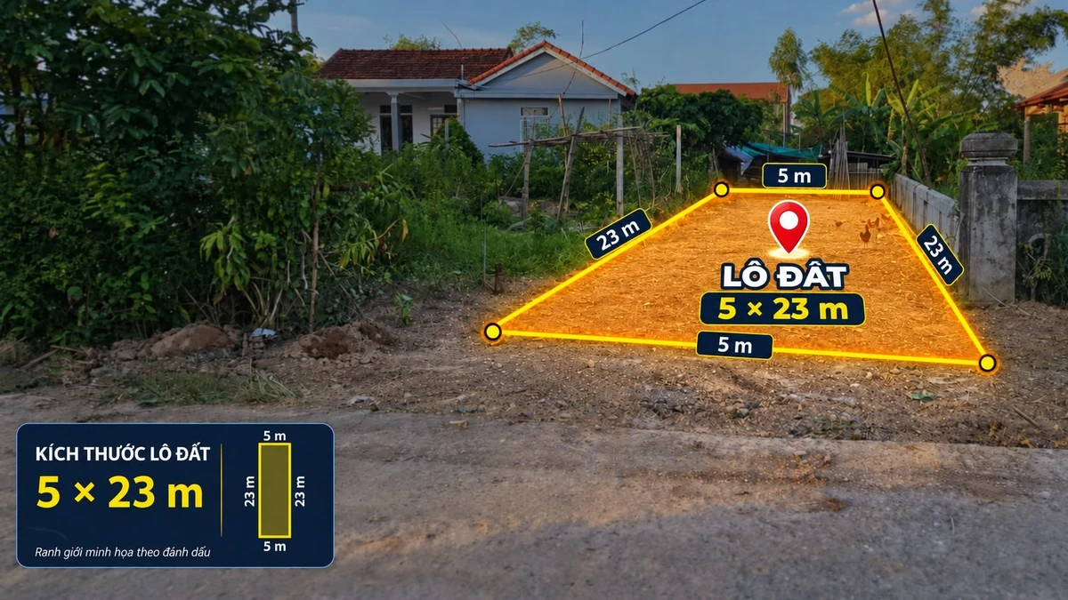 Bán đất view sông Xã Phú Hồ, Huế 114m² - 1,099 tỷ - Ảnh thu nhỏ 3