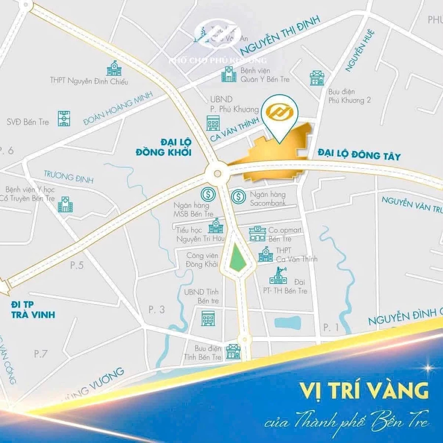 Bán nền phố chợ Phú Khương 81m² - 2 tỷ 850 triệu Bến Tre - Ảnh thu nhỏ 3