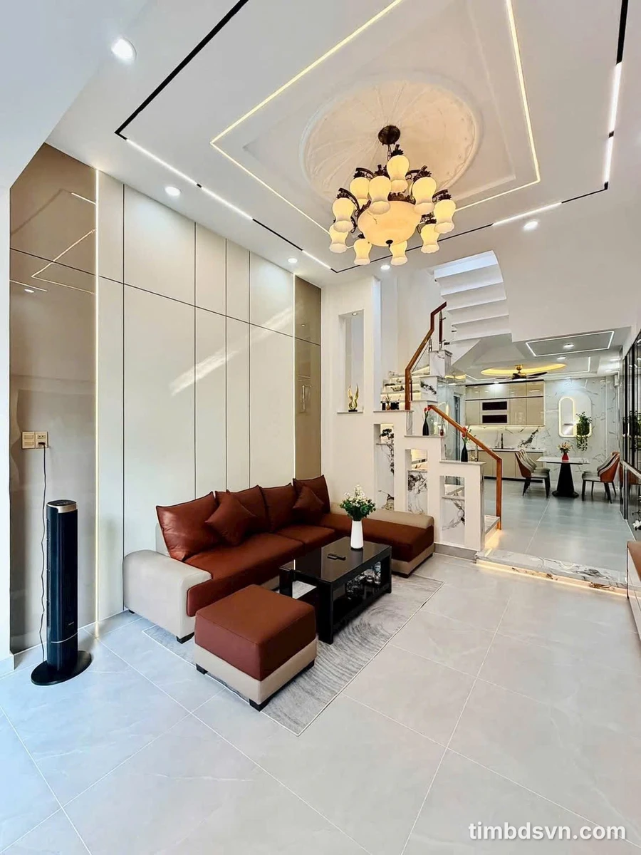 Bán nhà phố tân cổ điển 4PN 52.6m2 Lê Văn Thọ Gò Vấp - Ảnh thu nhỏ 5