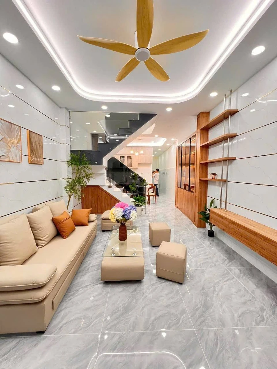 Bán nhà 2 tầng 4PN gần chợ Bình Tây Quận 6, 110m² sử dụng, giá nhỉnh 5 tỷ - Ảnh thu nhỏ 2