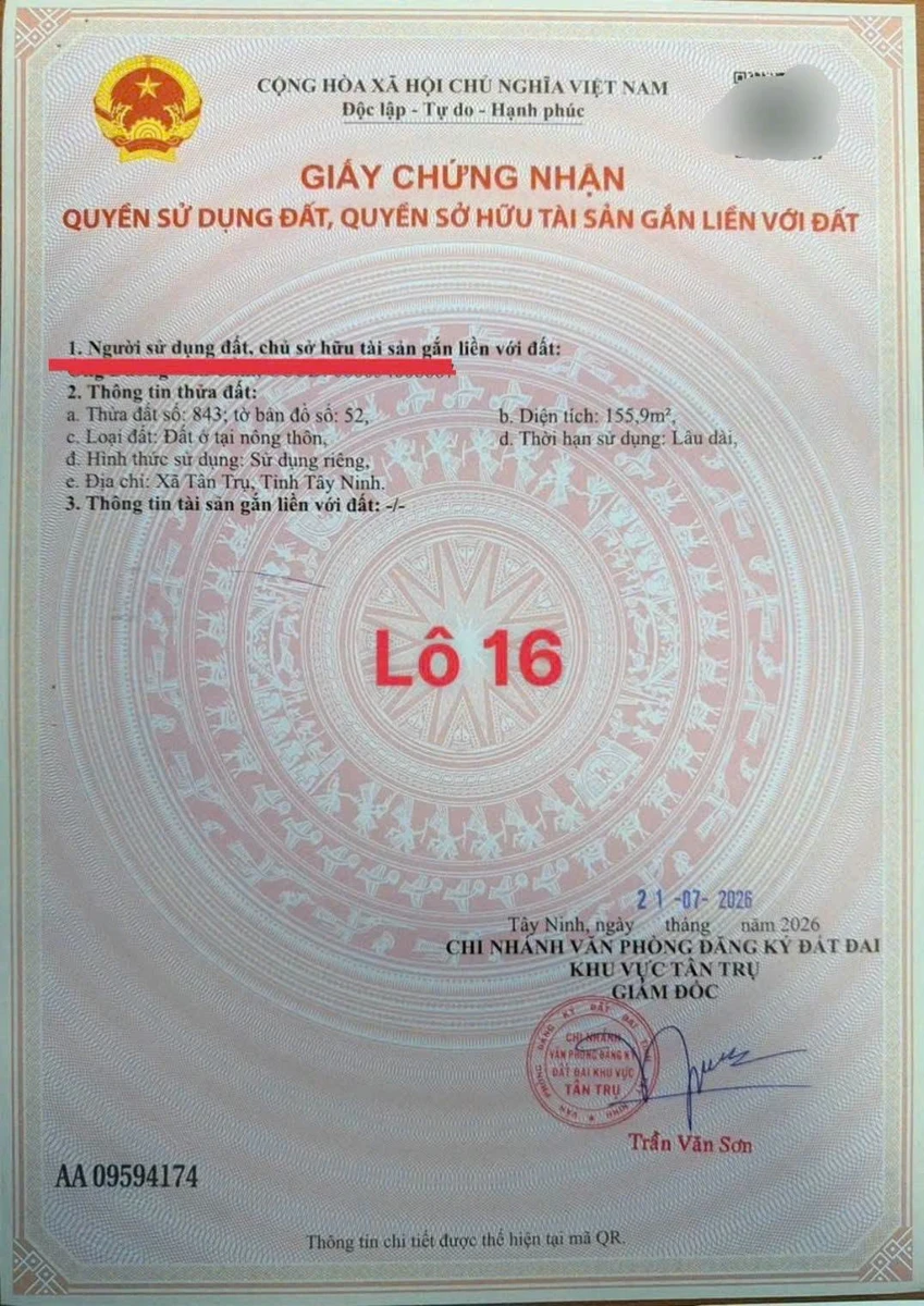 Bán đất mặt tiền Nguyễn Văn Nhiều 155.9m2 - 520 triệu - Ảnh thu nhỏ 4