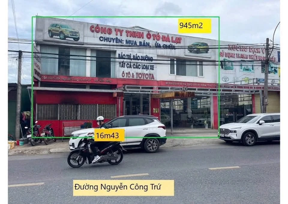 Bán lô đất 2 mặt tiền Nguyễn Công Trứ, Đà Lạt, 800m2, 75 tỷ - Ảnh 1