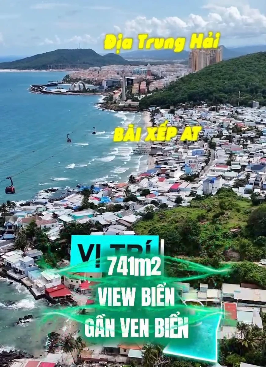 Bán đất 741m² view biển Bãi Xếp An Thới 2 tỷ - Ảnh 1