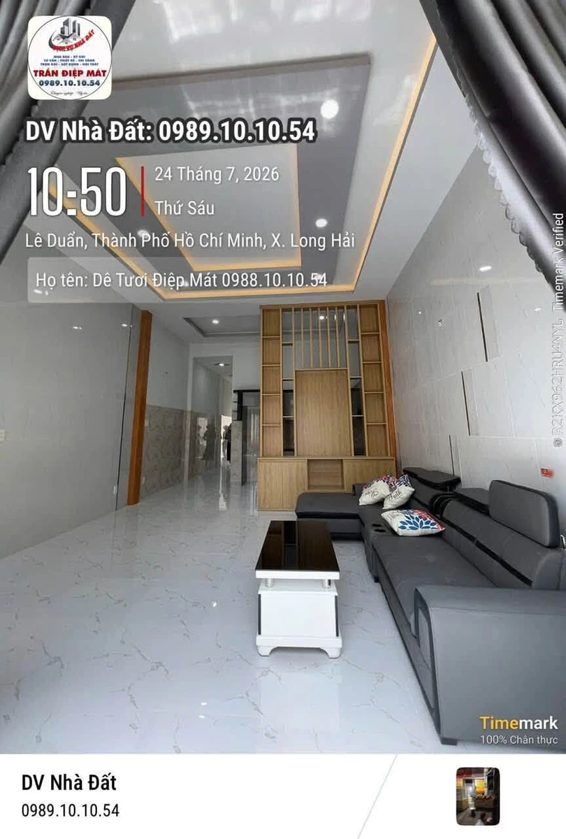 Bán nhà cấp 4 Long Hải 100m², 2 phòng ngủ, 2 tỷ 492 triệu - Ảnh thu nhỏ 2