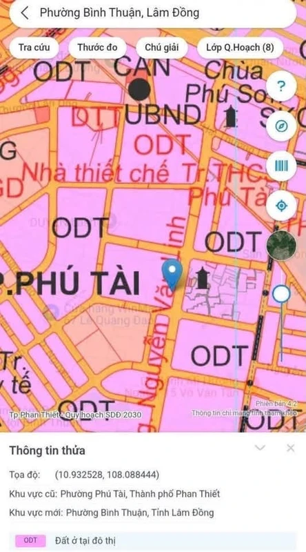 Bán 100m đất mặt tiền Phú Tài, Phan Thiết 1 tỷ