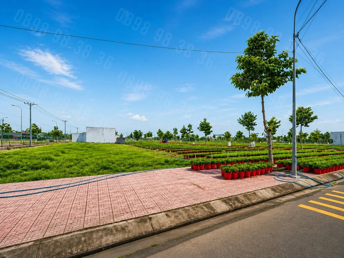 Bán lô đất 100m² thị trấn Thủ Thừa, sổ sẵn - Ảnh 1
