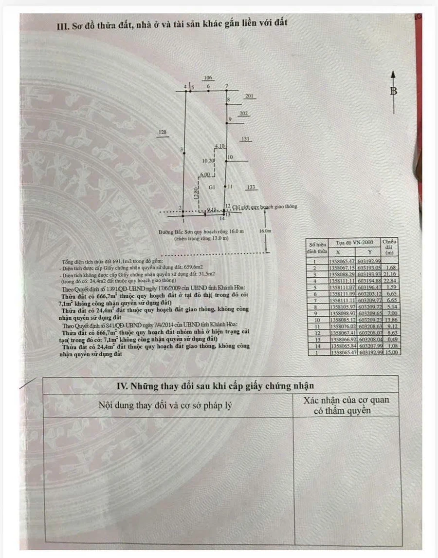 Bán đất mặt tiền Bắc Sơn 660m² cách biển 250m Nha Trang - Ảnh thu nhỏ 4