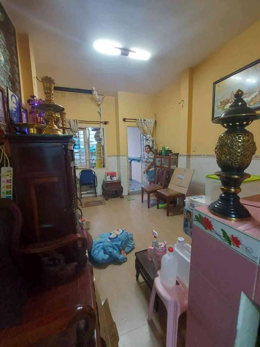 Bán nhà 4 tầng 82m2, 4PN 5WC, sổ hồng riêng, đường Hậu Giang, Quận 6 - Ảnh thu nhỏ 3