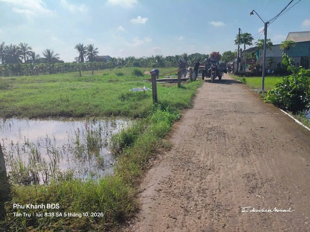 Bán đất 725,3m² có 150m² thổ cư mặt tiền đường Lê Văn Bụi, xã Vàm Cỏ, Tây Ninh - Ảnh thu nhỏ 2
