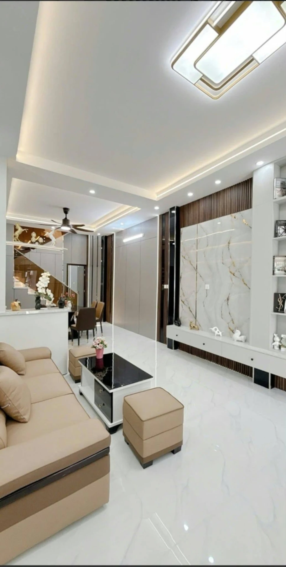 Bán nhà 2 tầng 66m² full nội thất Huỳnh Tấn Phát, Phú Thuận, Quận 7 giá 5,95 tỷ - Ảnh 1