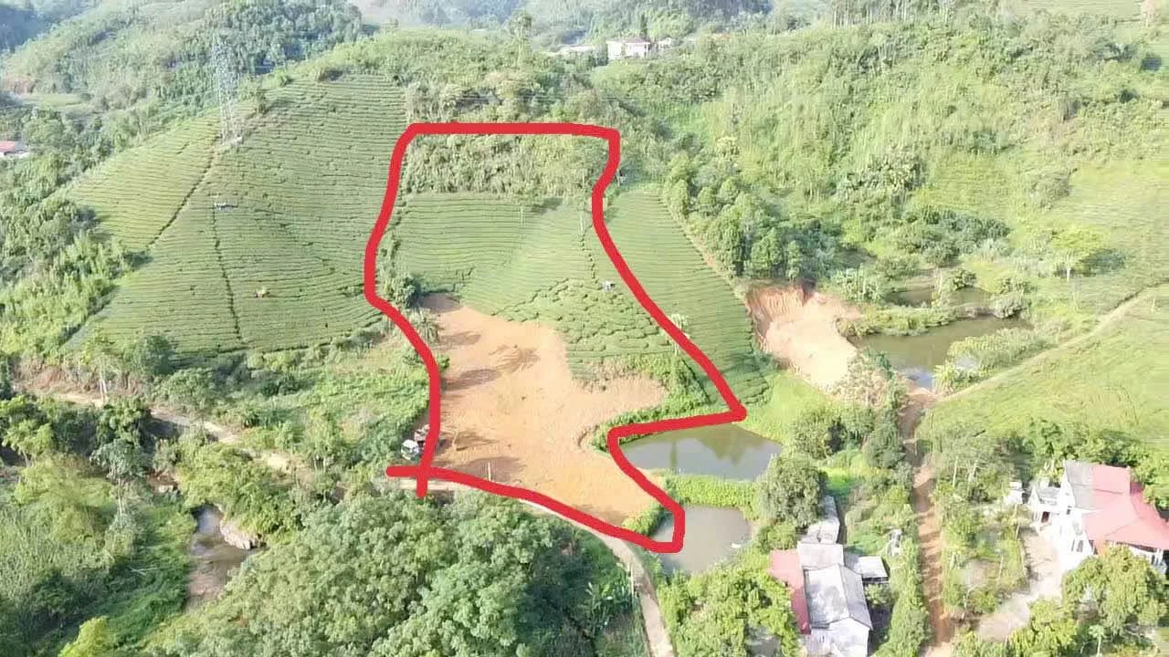 Bán đất 6.100m² view suối Tân Sơn, Phú Thọ 1,6 tỷ - Ảnh 1