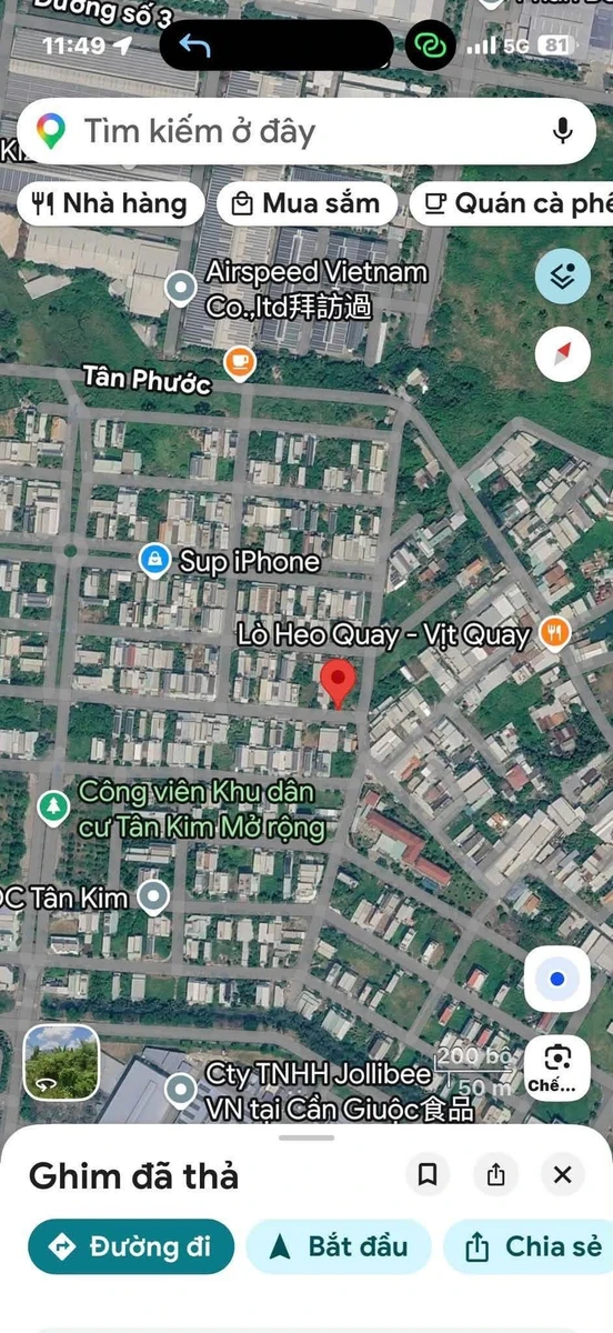 Bán nền đất 100m² thị trấn Cần Giuộc, Tây Ninh 2,7 tỷ - Ảnh thu nhỏ 2