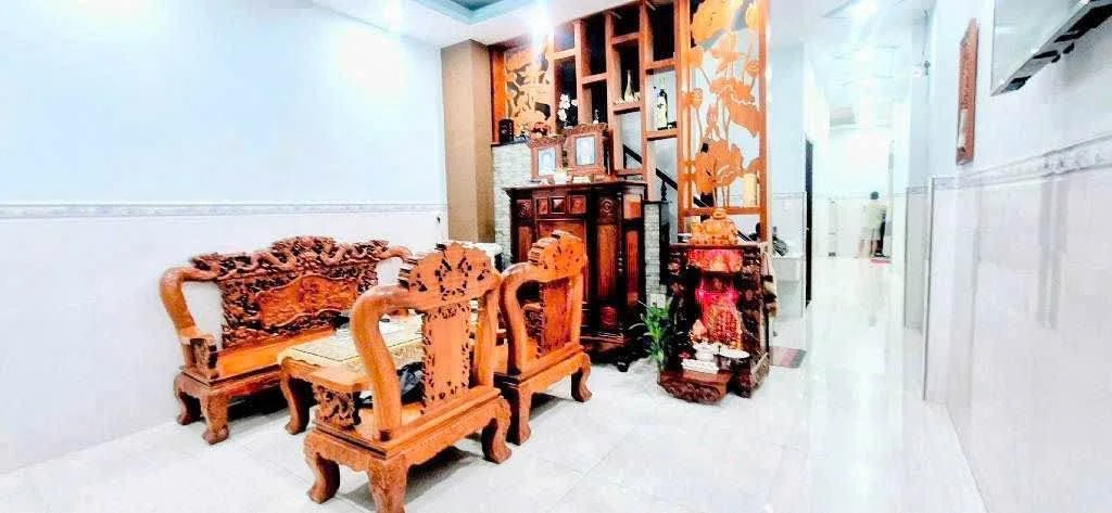 Bán nhà 3 tầng 106m2 nở hậu, ô tô đỗ cửa đường Tam Châu, Tam Bình, Thủ Đức - Ảnh thu nhỏ 3