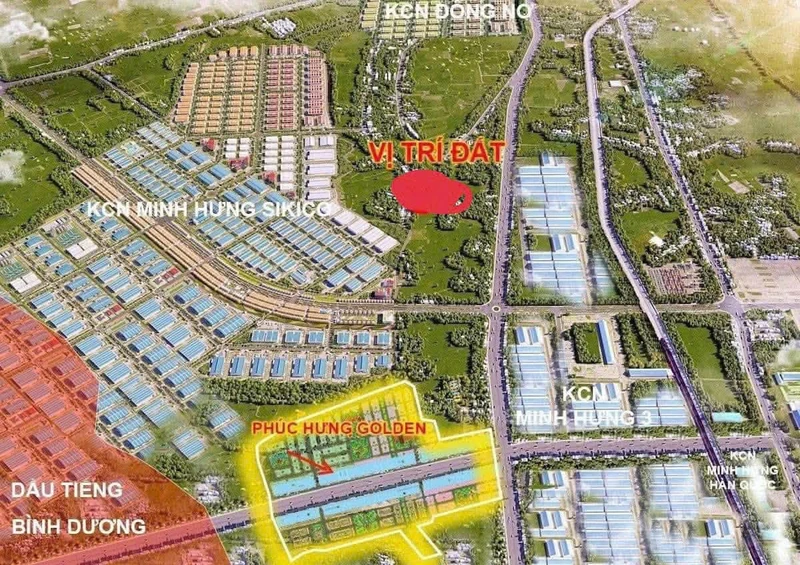 Bán lô đất 190m² có thổ cư gần khu công nghiệp, Bình Phước