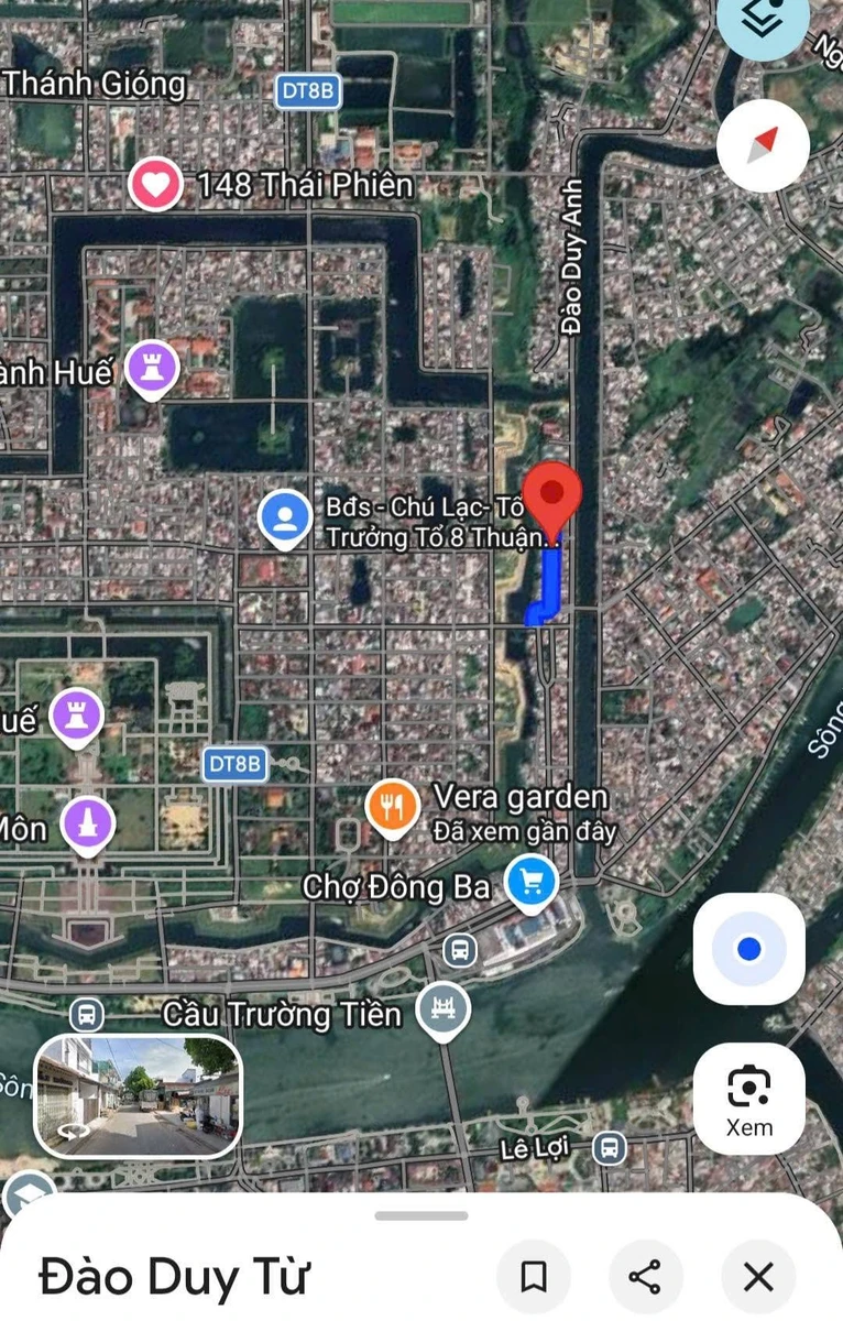 Bán nhà 3 tầng mặt tiền Đào Duy Từ, 55m², 5,1 tỷ, Huế - Ảnh 1