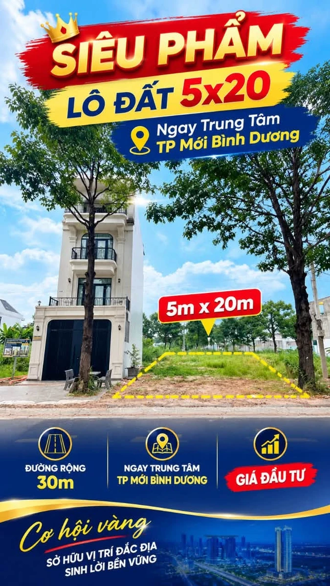 Bán đất mặt tiền Phạm Hùng 100m² Phường Bình Dương - Ảnh thu nhỏ 4