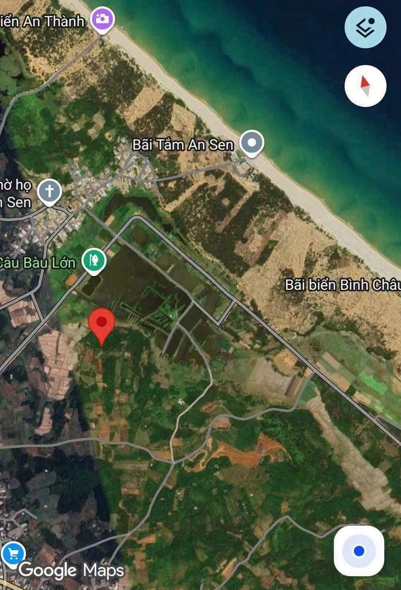 Bán đất CLN 114m2 ven biển An Sen, Quảng Ngãi giá 35 triệu, 2 mặt đường - Ảnh thu nhỏ 2