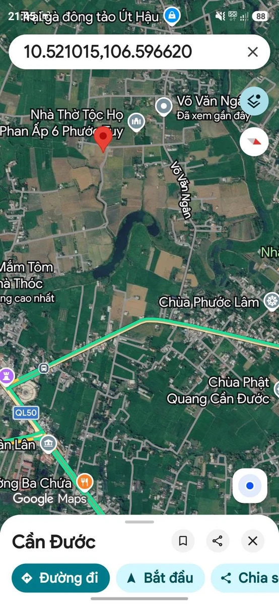 Bán đất 180m² ngang 6m, gần Võ Văn Ngân, Cần Dước, 580 triệu - Ảnh thu nhỏ 4