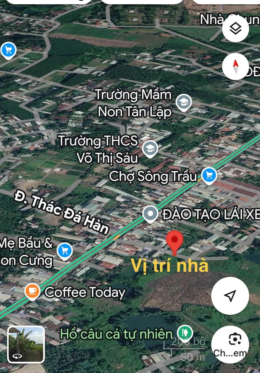 Bán nhà gác lửng 105m2 thổ cư gần chợ Sông Trầu, Đồng Nai, giá 1 tỷ 7xx - Ảnh thu nhỏ 5