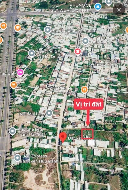 Bán đất 500m² mặt tiền Đô Lương, Vũng Tàu 2,38 tỷ
