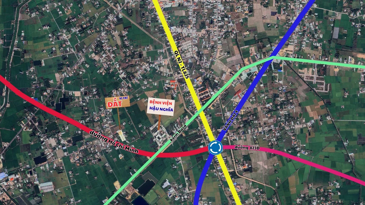 Bán 11 nền đất đường bê tông 6m gần bệnh viện Hậu Nghĩa, giá từ 839 triệu - Ảnh thu nhỏ 2