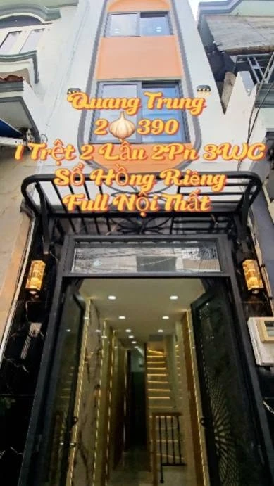 Bán nhà Gò Vấp 45m2 2PN 3WC nội thất đầy đủ 2.39 tỷ - Ảnh 1
