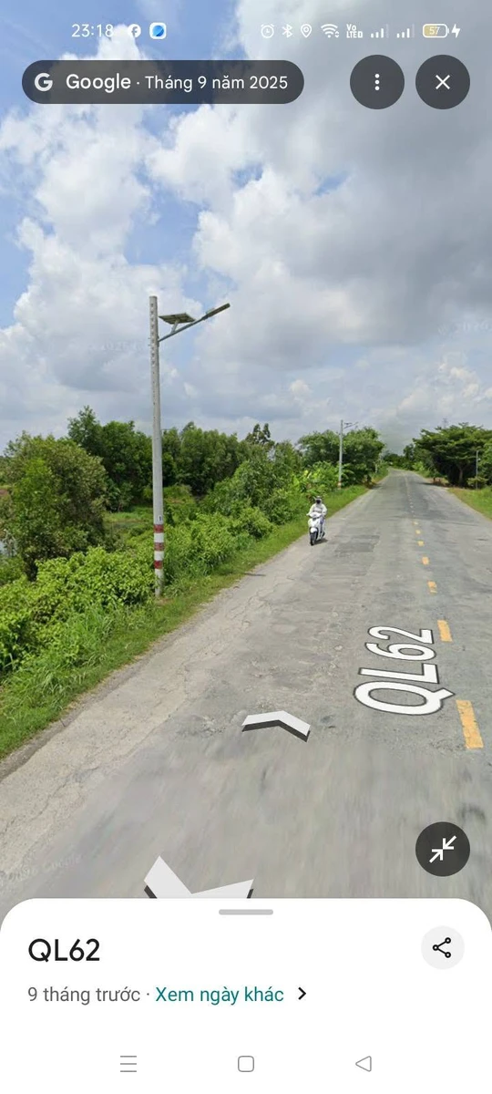 Bán đất lúa mặt tiền QL62, 12500 m², Long An, 13 tỷ - Ảnh thu nhỏ 3