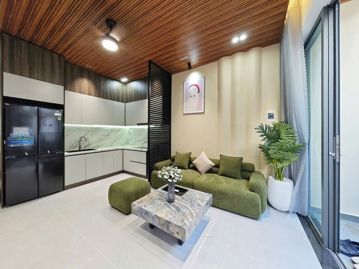 Nhà bán gần biển Trần Cao Vân 60m² 3 phòng ngủ 4 tỷ 450 triệu - Ảnh thu nhỏ 2
