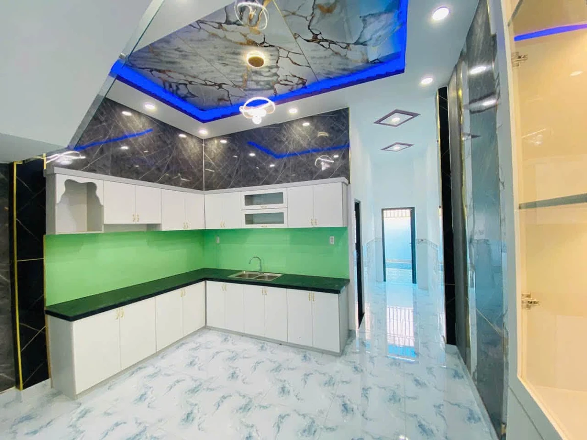 Bán nhà mặt tiền đường nhựa Thanh Ba, Mỹ Lộc, Cần Giuộc, Long An, 4,2x26m, 2 tỷ 400 triệu/căn - Ảnh thu nhỏ 5