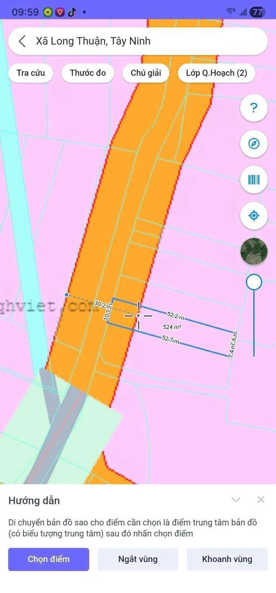 Bán đất ngang 10m dài 53,5m 525m² Long Thuận Tây Ninh - Ảnh thu nhỏ 3