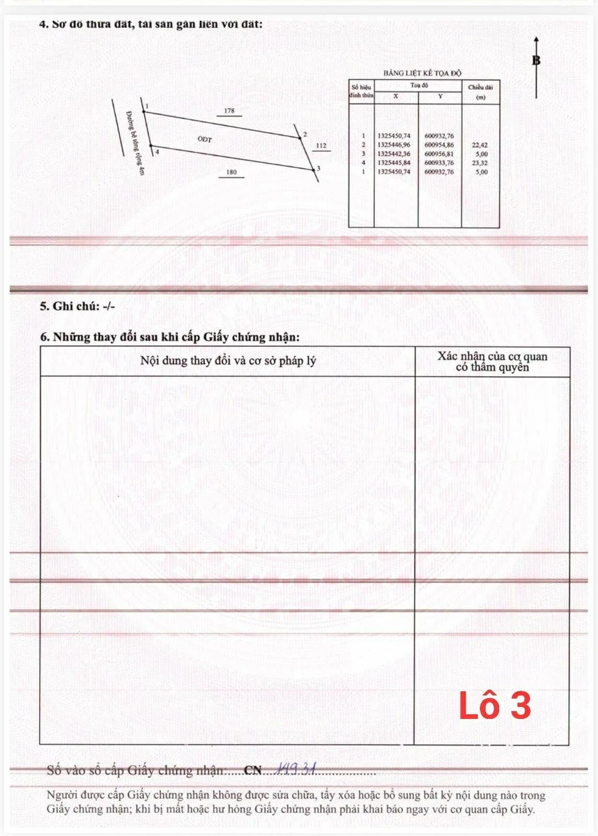 Bán đất nền Cam Ranh 110m² 1 tỷ 4 - Ảnh thu nhỏ 4