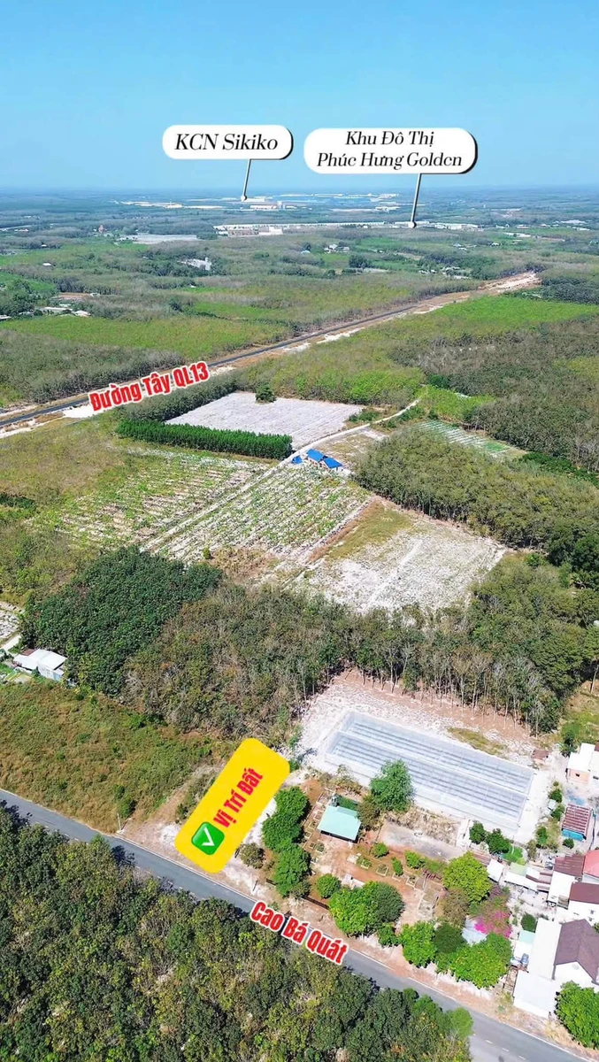 Bán đất thổ cư 50m² Cao Bá Quát, Bình Dương 760 triệu - Ảnh thu nhỏ 3