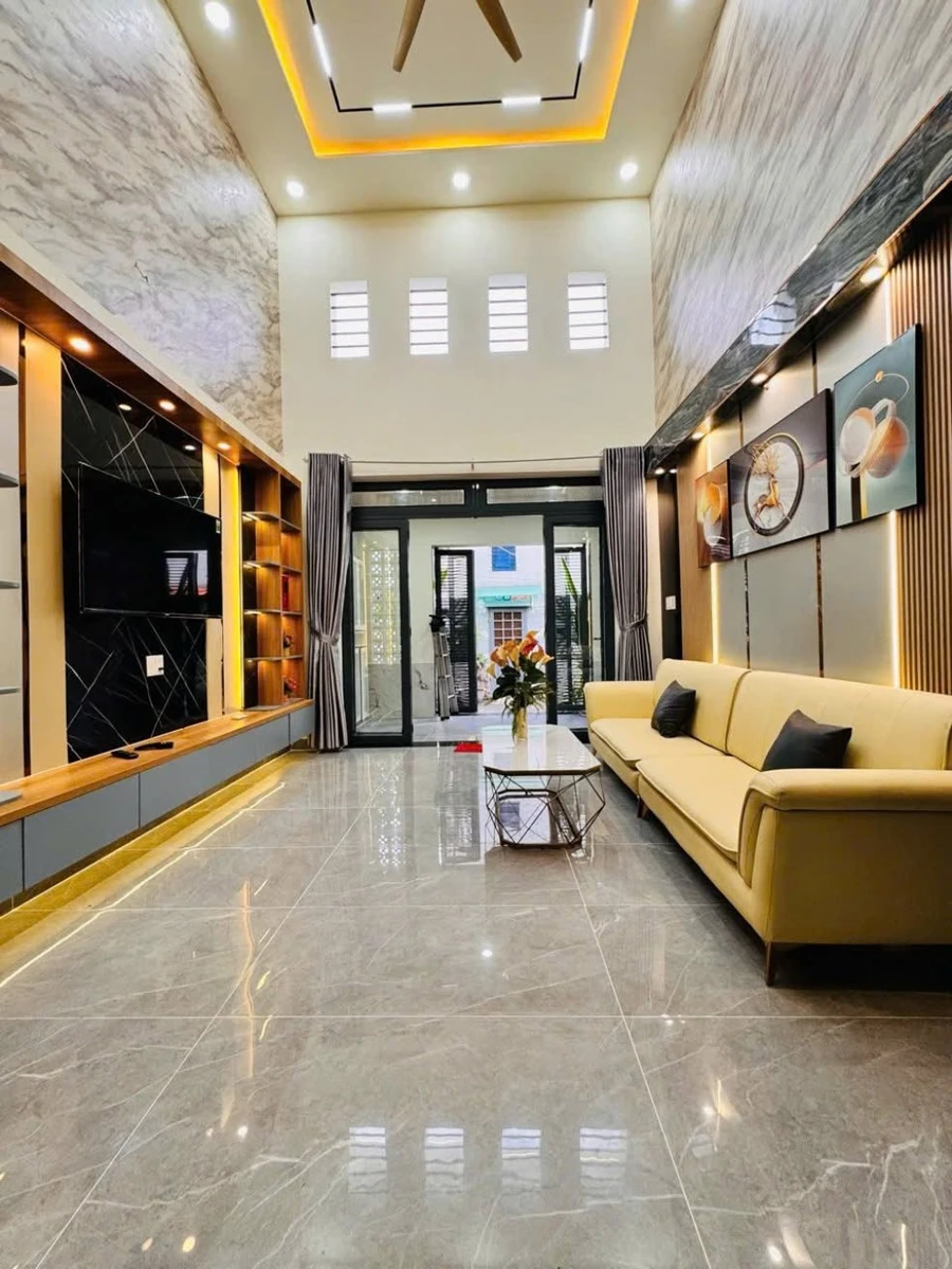 Bán nhà 3 tầng 60m2 full nội thất gần KDC Cityland Nguyễn Văn Lượng, Gò Vấp, giá hơn 6 tỷ - Ảnh thu nhỏ 2