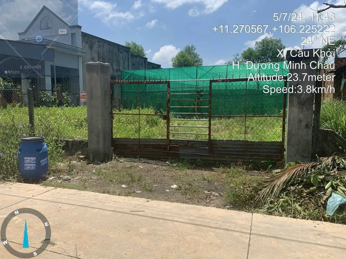 Bán đất mặt tiền 432m² Cầu Khởi Tây Ninh 1,2 tỷ - Ảnh 1