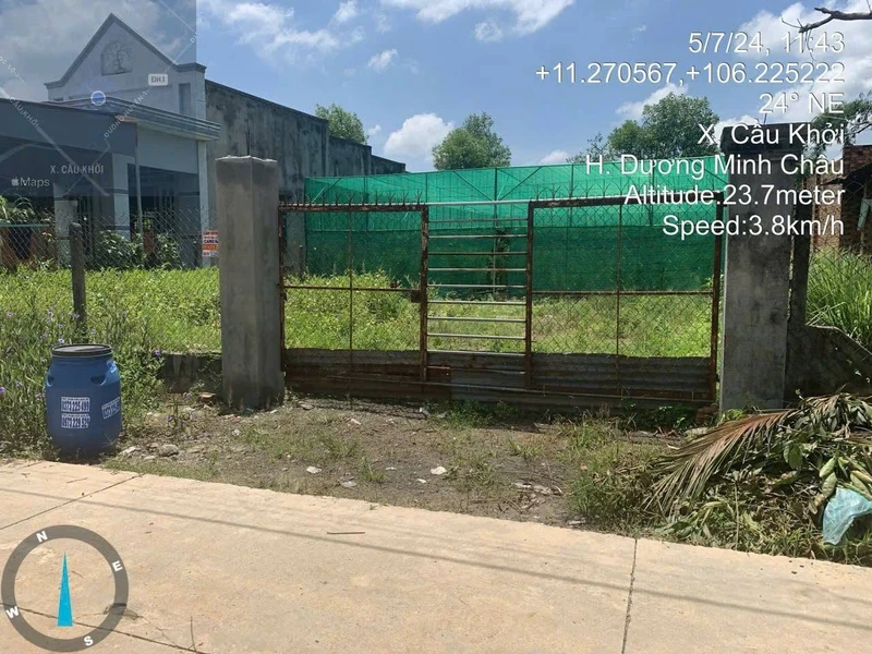 Bán đất mặt tiền 432m² Cầu Khởi Tây Ninh 1,2 tỷ