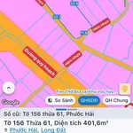 Bán đất 401m² mặt tiền Võ Thị Sáu Phước Hải 3 tỷ - Ảnh thu nhỏ 2