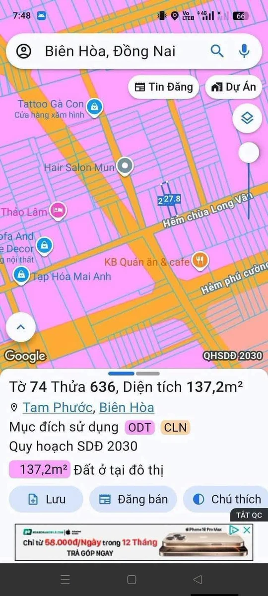 Bán nhà mặt tiền Tam Phước 5x27.8m, Bình Chánh 1.9 tỷ - Ảnh thu nhỏ 4