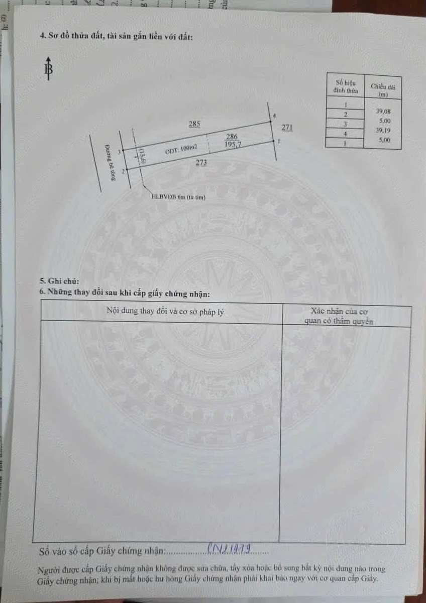 Bán liền kề 195m² sát KCN Becamex 440 triệu - Ảnh thu nhỏ 3