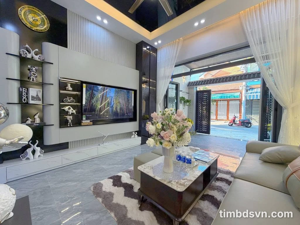 Bán nhà 3 tầng 68m2 mặt tiền Bàu Làng, Bình Chánh - Ảnh thu nhỏ 3