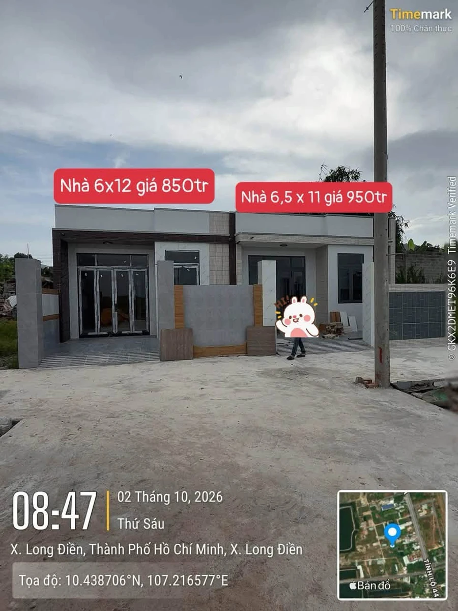 Bán nhà cấp 4 40m² tại Long Điền, giá 850 triệu - Ảnh thu nhỏ 5