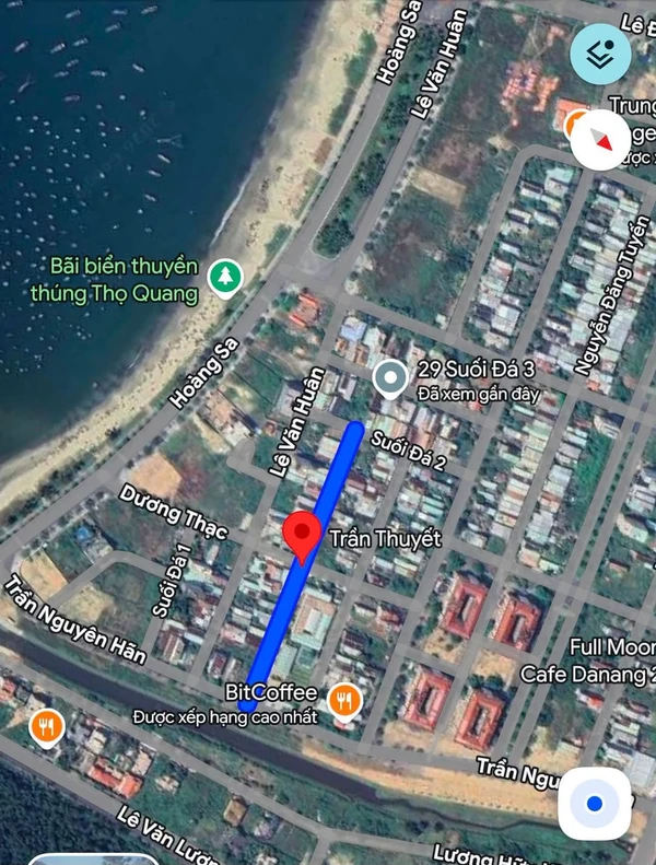 Bán đất Trần Thuyết 1800m² 16,5 tỷ Đà Nẵng