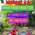 Bán nền đất 110m2 (5x22) KĐT Đông Tăng Long Quận 9, giá 4,6 tỷ - Ảnh thu nhỏ 1