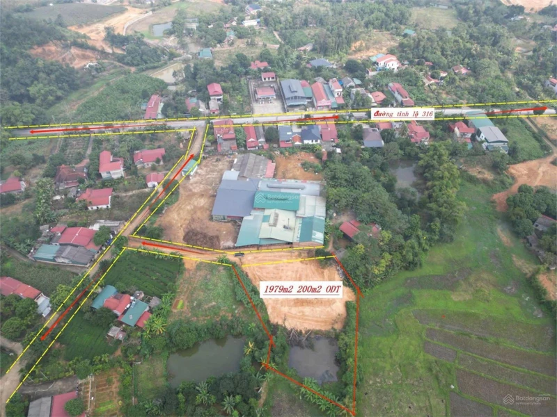 Bán đất 1979,2m2 giá 1,95 tỷ tại thị trấn Thanh Sơn