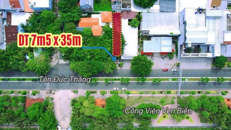 Bán đất mặt tiền Tôn Đức Thắng view biển Rạch Giá 262m2