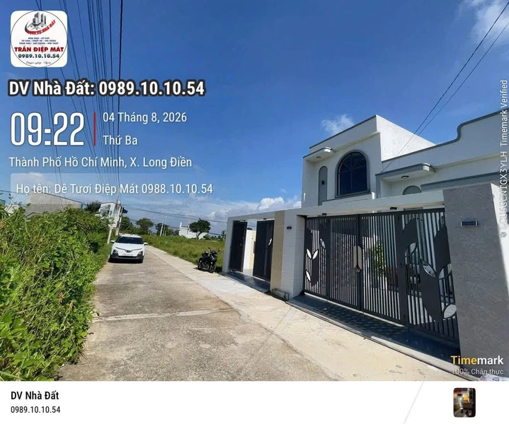 Bán nhà 1 trệt 1 lầu 80m2 giá 2 tỷ 635 triệu tại Long Điền